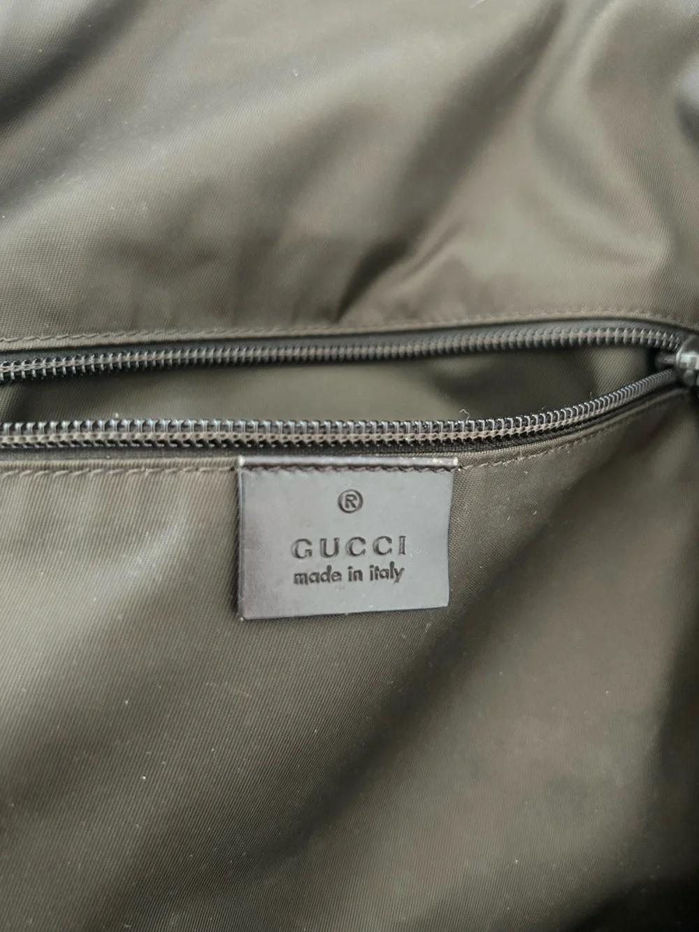 Gucci backpack crafted